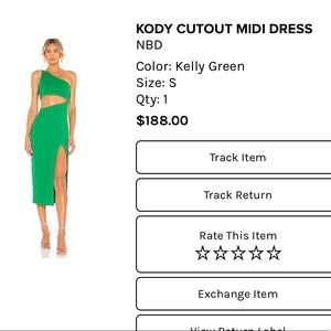 NBD Kody Cutout Dress